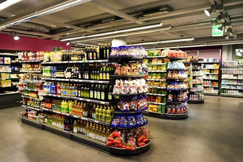 gondolas de supermercado